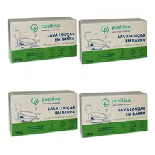 Lava Louças Em Barra Melaleuca 100g Positiv.a - Combo 4 Und.