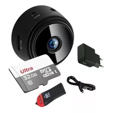 Kit Camera Espiã Micro Com 32gb Gravar Escondida Até 30 Dias