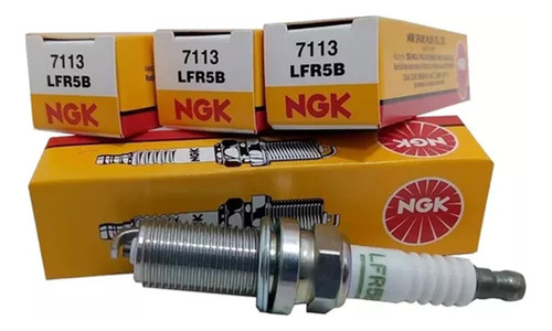 Juego De Bujias Ngk Lfr5b Peugeot 308 1.6 16v Tu5jp4