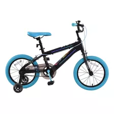 Bicicleta Para Niño De Montaña Neon Rodada 16 Kubor Azul Unitalla