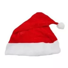 Touca Gorro De Natal Veludo Vermelha Papai Noel 29x40 Wincy