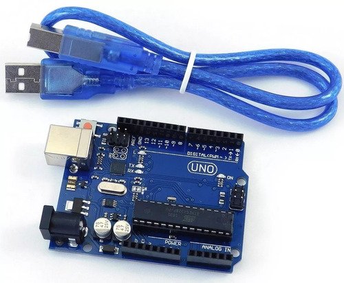 Arduino Uno R3 Atmega328 Atmel Cable Usb Robotica Ubot