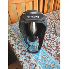Casco Rugby Offload Decathlon Negro