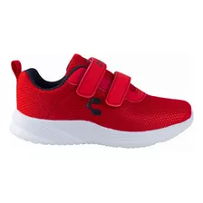 Tenis Charly Kids Deportivos Para Niños 1079179 Rojo Negro 