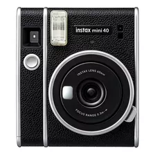 Cámara Fujifilm Instax Mini 40 Color Negro