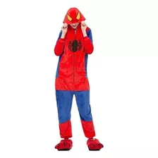 Kigurumi Pijama De Spiderman Hombre Araña Soft Polar Plush