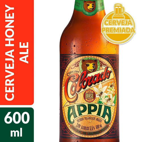 Cerveja Colorado Appia Garrafa 600ml