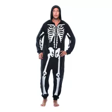 Disfraz De Esqueleto Para Adulto/talla L/negro