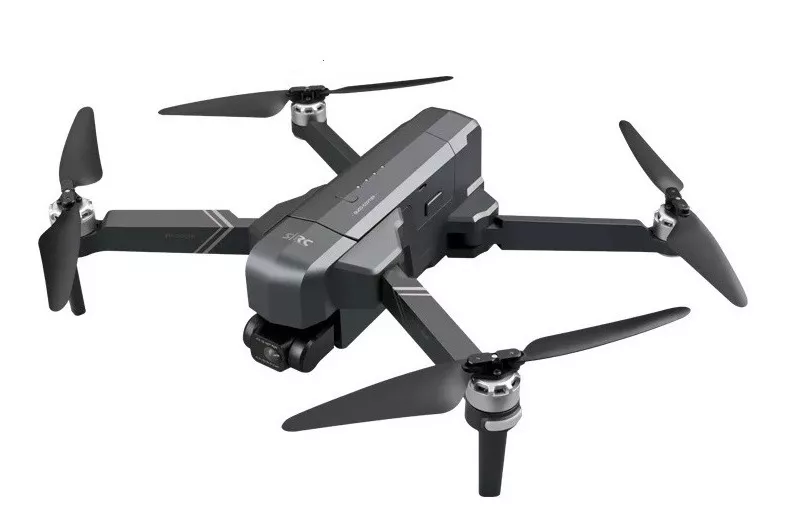 Drone Sjrc F11 4k Pro Con Cámara 4k Plateado Gris 5ghz 1 Batería
