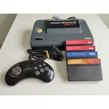 Master System 3 Compact Com 4 Jogos Completo