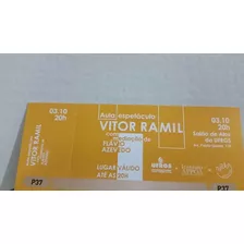 Ingresso Antigo- Aula Espetáculo Vitor Ramil