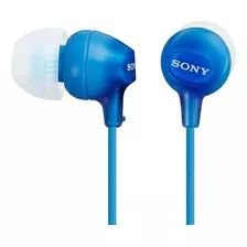 Auriculares In Ear Sony De 9mm Mdr-ex15lp Color Azul