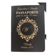 100 Convites Passaporte Viagem Divertido Casamento G