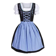 Un Vestido Bowknot Maid Para Mujer, Color Liso, Color En Con