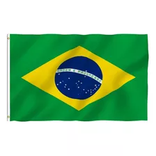 Bandera De Brasil Anley Fly Breeze De 3 X 5 Pies, Colores Vi