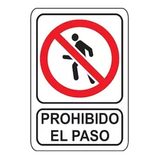 Señalamientos Restrictivos, Mxspv-037, 30x40 Cm, Prohibido