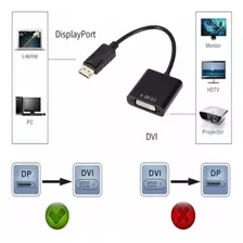 Adaptador Convertidor Display Port A Dvi