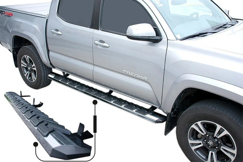 Estribos 900 Doble Cabina Chevrolet Colorado 2004-2012 Foto 3