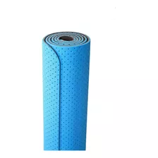 Tapete Para Yoga E Pilates Cor Azul