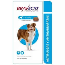 Bravecto 20a40kg. 