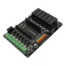 Plc Esp32 30 Pin Control Shield 6 Entradas 6 Salidas