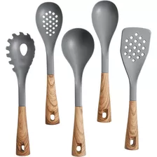 Conjunto De Utensilios Para Cozinha Oster Everwood 5 Peças