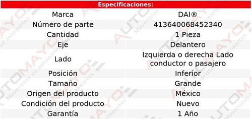 1-buje Horquilla Del Izq/der Inf Vue Saturn 02-10 Foto 3