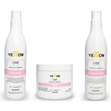 Kit Liss Yellow Shampoo + Acondicionador + Mask