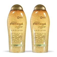 Jabon Exfoliante Ogx Body Wash Coconut & Coffee 2pz De 577ml