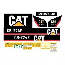  Adesivos Caterpillar Cb 224-e Completo