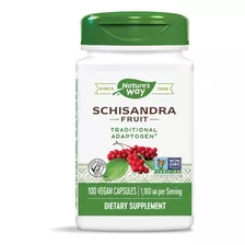 100cap Fruta Schisandra Esquizandra 1,160mg/porcion De Ee.uu