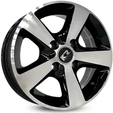 Roda Kr Aro 13 Furação 4x98 Modelo K27 Preto Diamantado