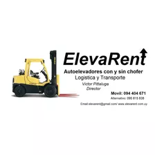 Alquiler De Autoelevadores, Montacargas,elevadores Alquiler.