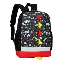 Mochila De Dinosaurio Lindo Preescolar Para Niños Con Correa