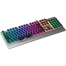 Teclado Gamer Mecânico Fortrek Pro Cruiser Krgd Crystal Abnt