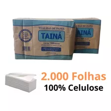 Papel Toalha Interfolha 2000fls Extra Luxo 100% Cel. 2dobras