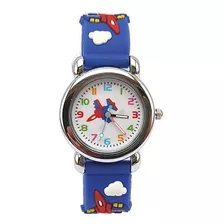 Relógio Infantil Jatinho 3d Colorido Toy Kids Estudante