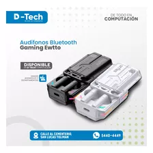 Audífono Gamer Bluetooth Ewtto Ew-a486bw