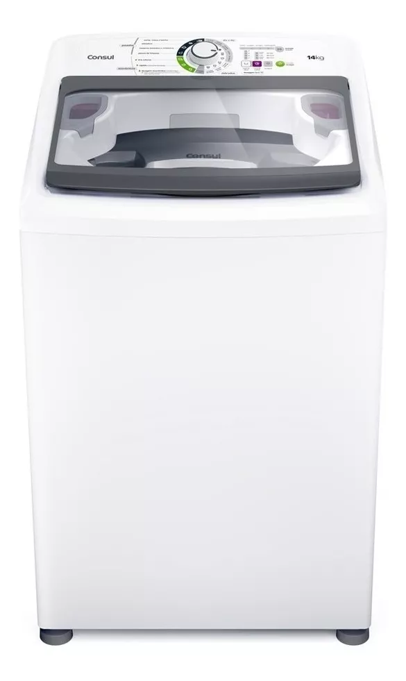 Máquina De Lavar Automática Consul Cwh14a Branca 14kg 220 v