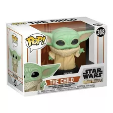 Funko Pop Star Wars Mandalorian Yoda Brincar Com Figura Infa