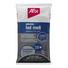 Cola Granulada Hotmelt Transparente 1kg - Afix