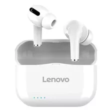 Audífonos In-ear Inalámbricos Lenovo Livepods Lp1s Blanco Con Luz Led