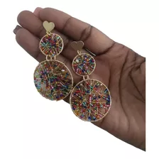 Aros En Baño De Oro 18k 