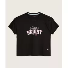 Camiseta Niña Patprimo M/c Negro Poliéster 86090332-10