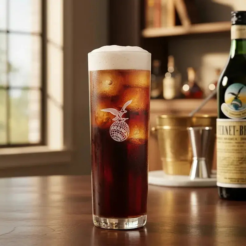 Vaso Fernet X 36 Grabado Nombre O Logo Trago X Mayor Regalo Transparente