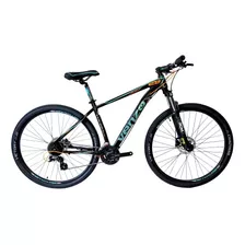 Mountain Bike Venzo 24 Velocidades Thorn Revo 2023 R29 Xl 24v Frenos De Disco Hidráulico Cambios Shimano Color Negro/teal/naranja 