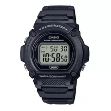 Relógio Casio Masculino Illuminnator Cor Da Correia Preto Cor Do Bisel Preto Cor Do Fundo Cinza