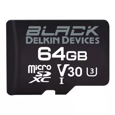 Delkin Devices 64gb Black Uhs-i Microsdxc Memory Card With S