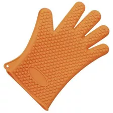 Luva De Silicone Forno Fogão Ecolumi 29,5cm Laranja Gedex