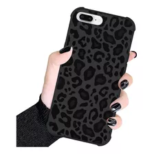 Funda Kanghar Para iPhone 7 Y 8 Plus-leopardo Negro